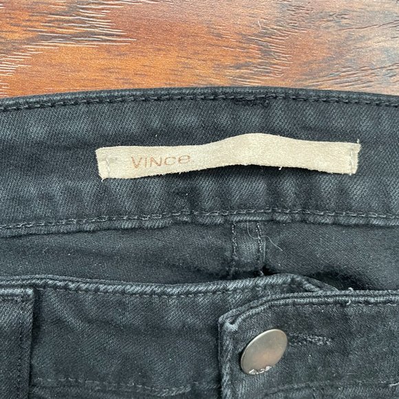Vince Black Jeans with Zipper Detail - Picture 6 of 9